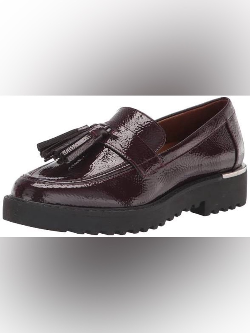 Franco Sarto Women’s Carolynn Burgundy Tassel Loafer Sz 8
